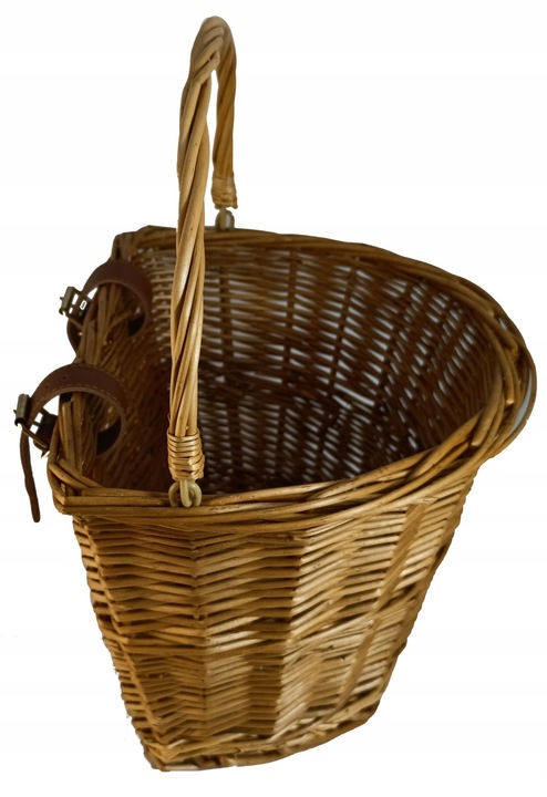 Koszyk rowerowy z wikliny kosz wiklinowy na rower prosty montaż przód