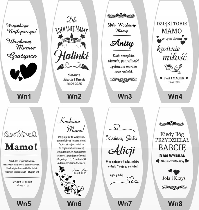 Wazon na kwiaty w pudełku z grawerem Prezent Dzień nauczyciela,