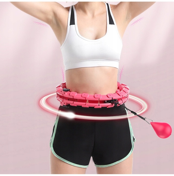 HULA HOP ODCHUDZAJĄCE z Obciążeniem Obciążnikiem Smart z Wypustkami HULAHOP