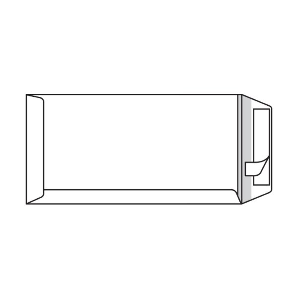 Koperta standardowa C4 z paskiem HK 100szt biały