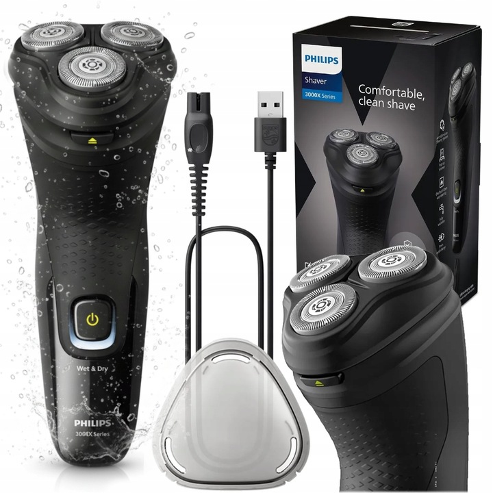 golarka 3 głowicowa Philips X3021/00 do brody trymer do zarostu