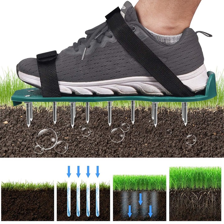 AERATOR BUTY DO TRAWY Z KOLCAMI TRAWNIKA WERTYKULATOR KOLCE