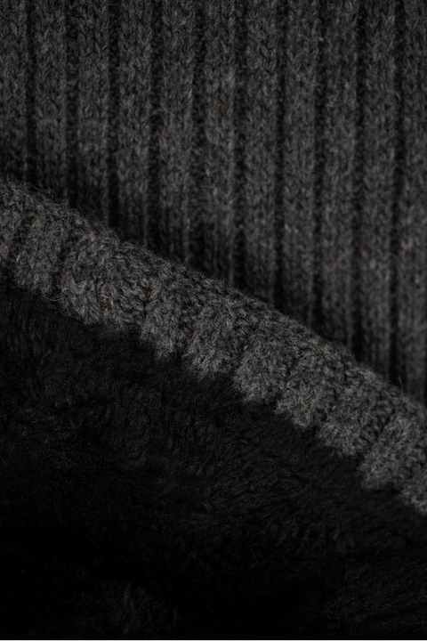 Komplet czapka, szalik, rękawiczki Alcan - wełniany dla mężczyzny