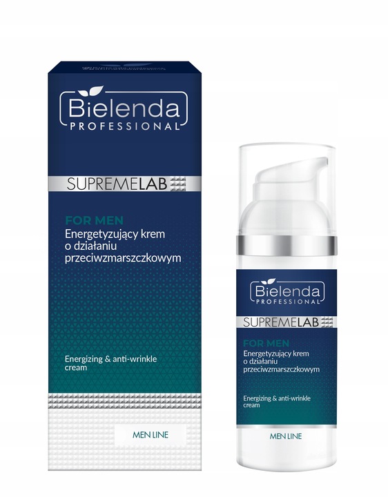 BIELENDA SUPREMELAB FOR MEN ENERGETYZUJĄCY KREM PRZECIWZMARSZCZKOWY 50ML