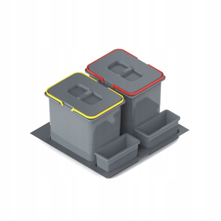 Sortownik na odpady REJS PRAKTIKO kosz na śmieci do szuflady 60 cm