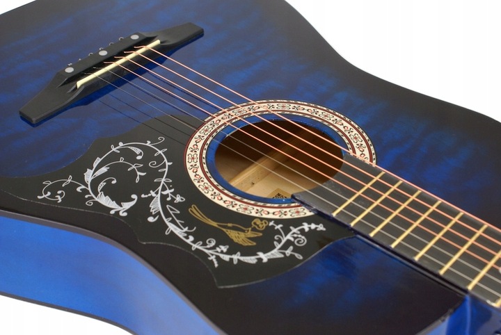 GITARA AKUSTYCZNA ZESTAW DLA POCZĄTKUJĄCYCH 81/P