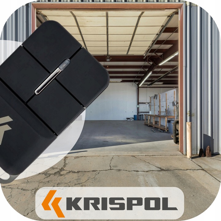 Pilot do Bramy Garażowej KRISPOL STARCUS K06 K10 433,92 MHz ORYGINALNY