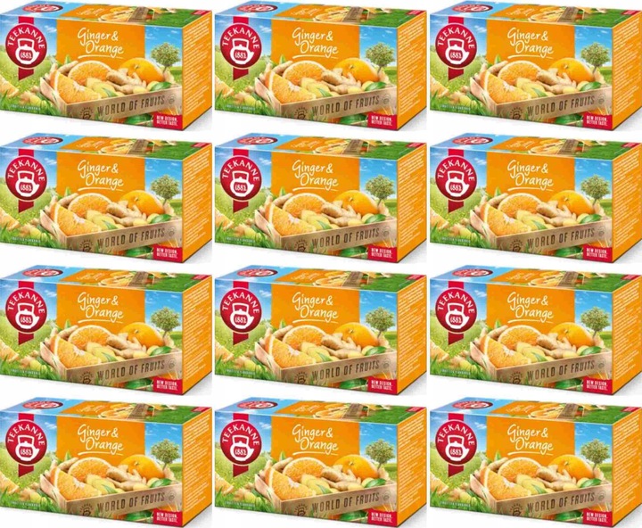 (x12) TEEKANNE 20tb Ginger Orange