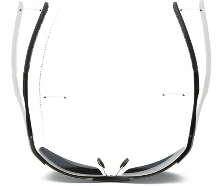 bigEYE - OKULARY POLARYZACYJNE MĘSKIE KIEROWCÓW ALUMINIUM Premium -