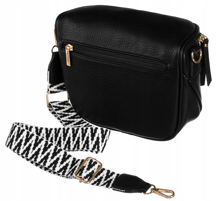 Torebka damska saszetka crossbody listonoszka miejska modna suwak PETERSON