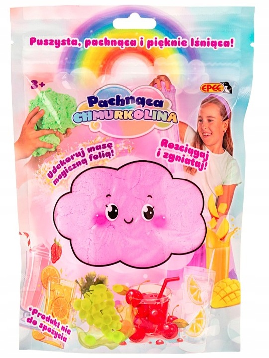 Chmurkolina pachnąca z magiczną folią różowa