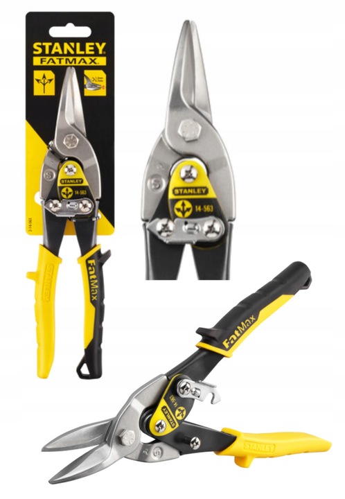 STANLEY FATMAX NOŻYCE DO BLACHY PROSTE 2-14-563