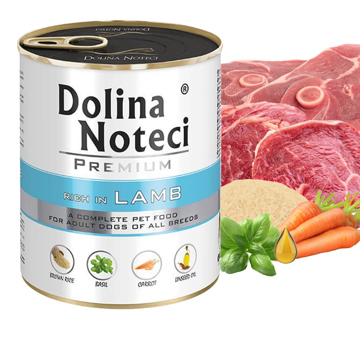 DOLINA NOTECI Premium Karma mokra dla psa MIX Smaków 8 x 800g