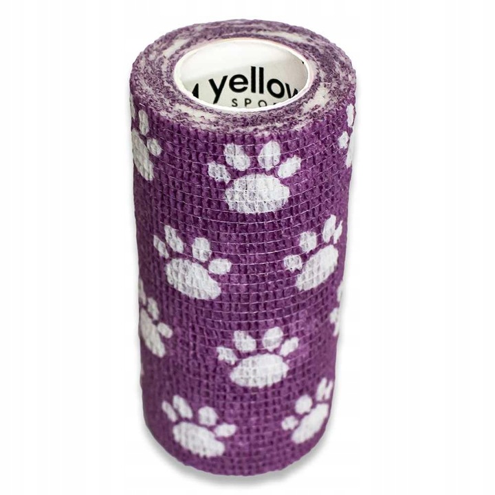 12 bandaży kohezyjnych samoprzylepnych 10cmx4,5m YELLOWBAND mix kolorów