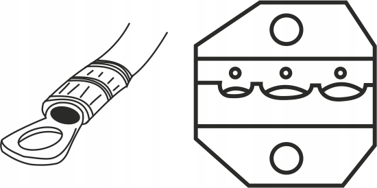 ZACISKARKA PRASKA DO TULEJEK IZOLOWANYCH 2,5 4 6
