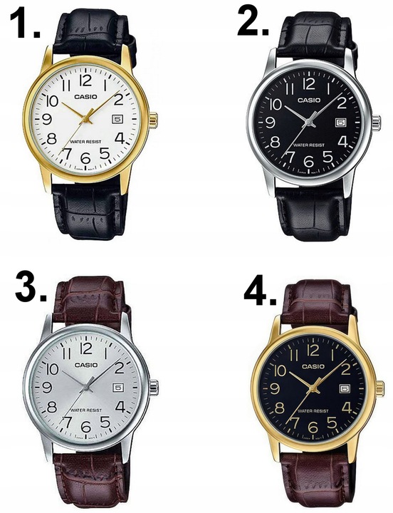 Zegarek CASIO dla chłopca NA KOMUNIĘ datownik cyfry +BOX GRAWER +TOREBKA