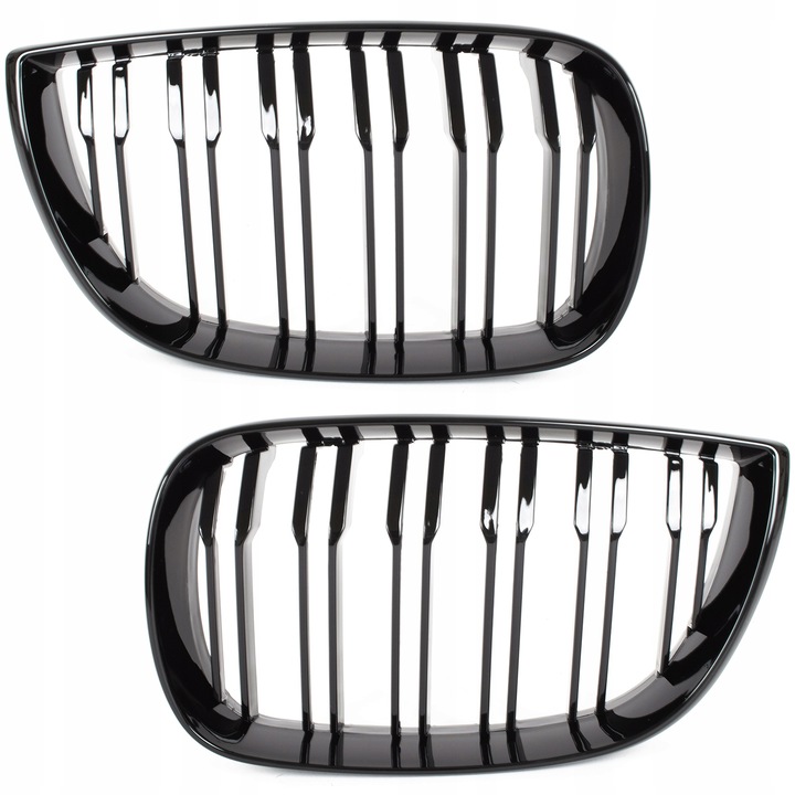 Atrapa Nerki Grill Czarny Połysk do BMW 1 E81 E82 E87 E88 Przed Liftingiem
