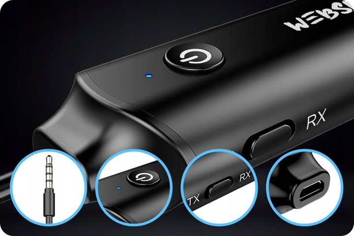 NADAJNIK ODBIORNIK TRANSMITER BLUETOTH DO GŁOŚNIKA