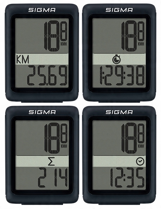 MARKOWY LICZNIK ROWEROWY SIGMA 10.0 IPX8 POLSKIE MENU TERMOMETR START/STOP