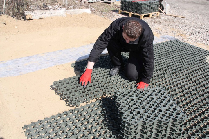 GEOKRATA Kratka Drogowa Parking Trawnikowa PŁYTA AŻUROWA Stella Green