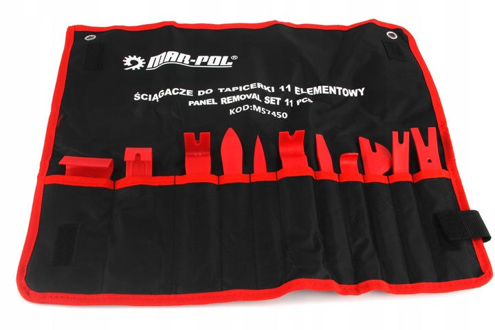 ZESTAW ŚCIĄGACZY DO TAPICERKI 11el.