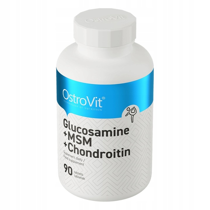 OstroVit Glucosamine + MSM + Chondroitin 90 tabs Glukozamina Chondroityna