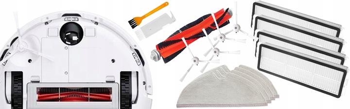 SZCZOTKI WAŁEK FILTRY PADY MOPY do XIAOMI MI ROBOROCK S50 S5 S6 MAX