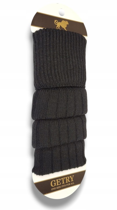 Getry Damskie Wełniane Polskie Ciepłe Miękkie Ocieplacze Nogi CERBER