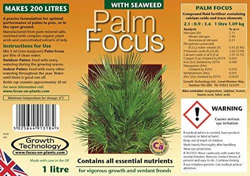 Nawóz do palm PALM FOCUS 1L Growth Technology idealnie zbilansowany