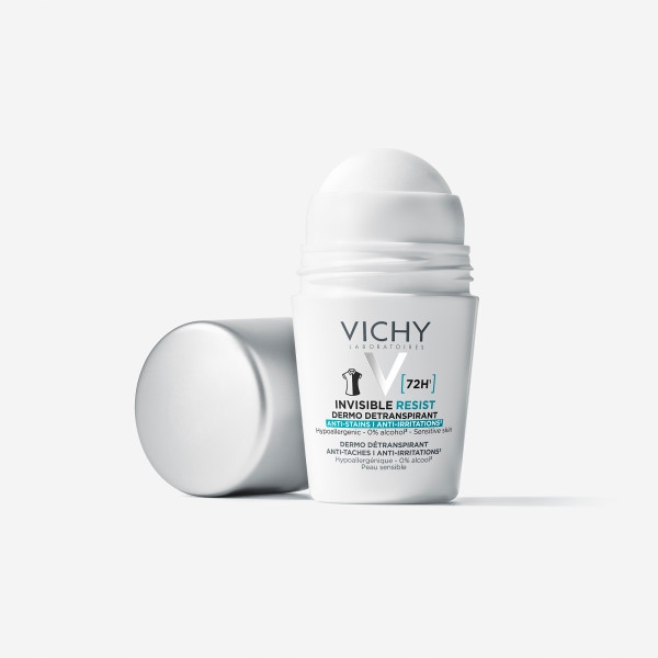 VICHY Deo antyperspirant przeciw Śladom Roll-On 72h do skóry Wrażliwej 50ml