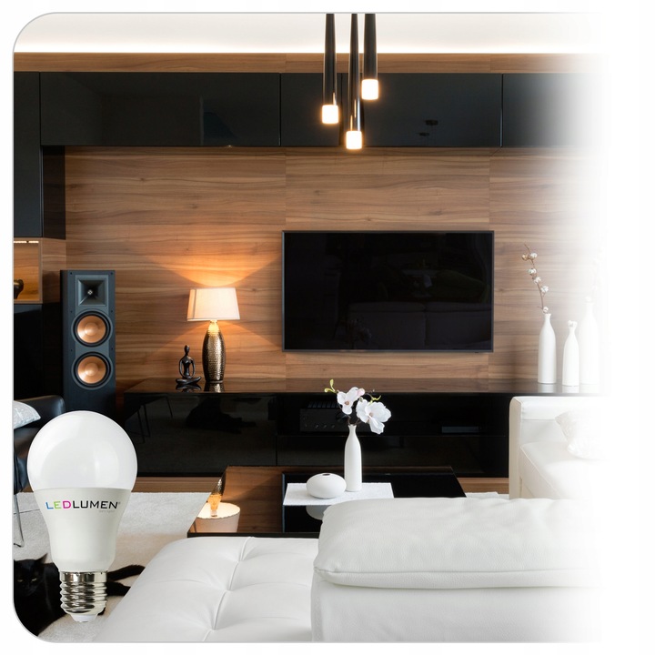 Zestaw 6x Żarówka LED E27 15W=100W 1521lm 240° Brak Migotania Ciepła