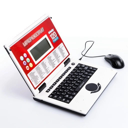LAPTOP EDUKACYJNY DLA DZIECI KINDERPLAY NAUKA LICZENIA LITERKI GRY 120