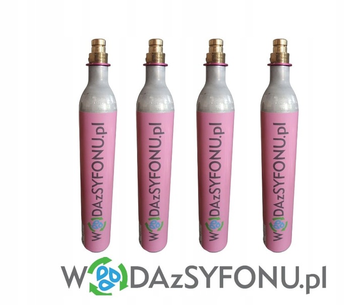 NAPEŁNIENIE 4X NABÓJ CO2 RÓŻOWY SODA QUICK