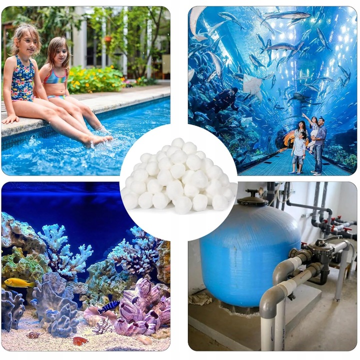 KULKI FILTRACYJNE DO BASENU POMP PIASKOWYCH WKŁAD DO POMPY BASENOWEJ