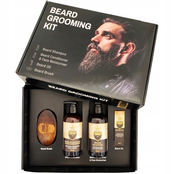 Zestaw Kosmetyków do Pielęgnacji Brody dla Mężczyzn Brodacza Prezent Święta
