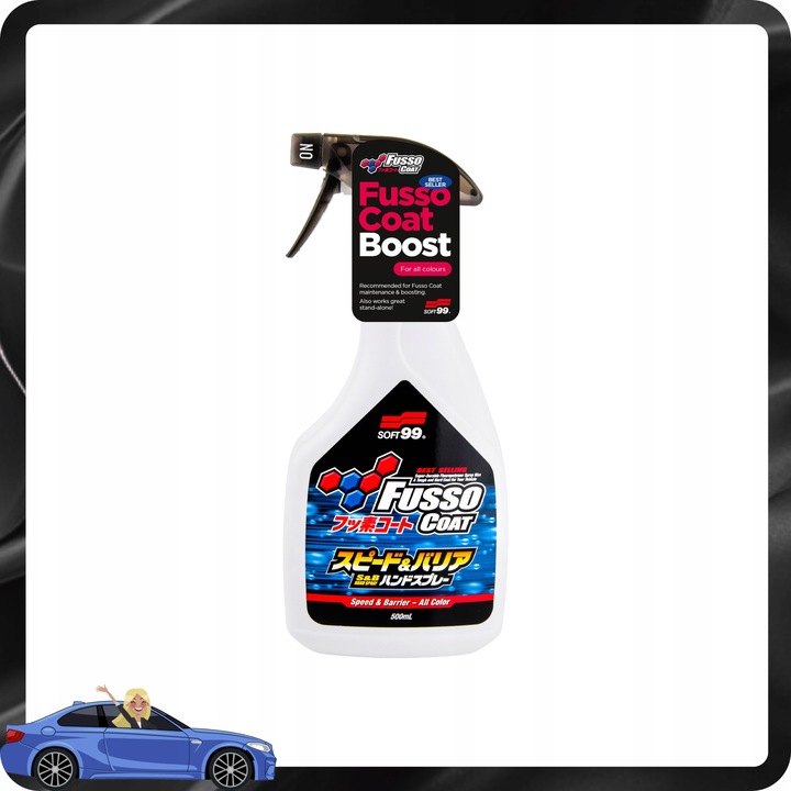 Soft99 fusso coat speed barrier wosk szybki detail zabezpieczenie lakieru