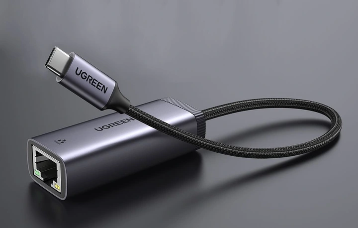UGREEN Adapter Przejściówka Karta Sieciowa LAN Ethernet USB C Do RJ45 1Gb/s