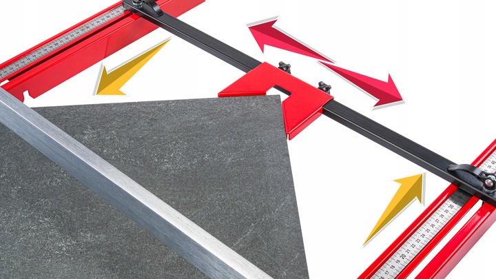 PRZECINARKA do Glazury MASZYNKA Ręczna do Cięcia Płytek LASER 1200 mm