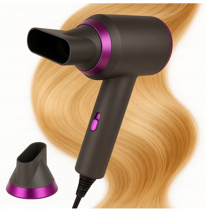 PROFESJONALNA SUSZARKA DO WŁOSÓW JONIZACJA ZDROWE WŁOSY KONCENTRATOR