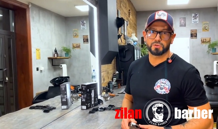 PROFESJONALNA MASZYNKA DO STRZYŻENIA BEZPRZEWODOWA WET&DRY USB ZESTAW