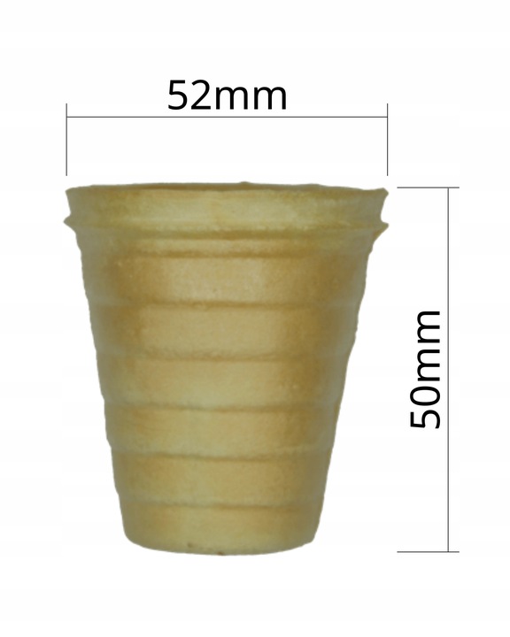 Wafle wafelki kubki do lodów szklanka 180 szt.