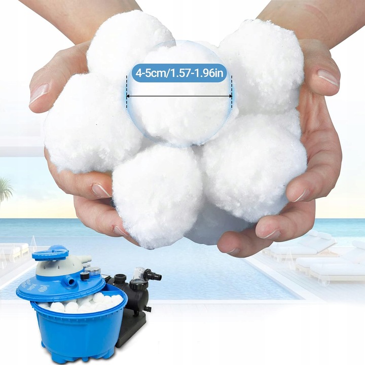 KULKI FILTRACYJNE DO BASENU POMP PIASKOWYCH WKŁAD DO POMPY BASENOWEJ