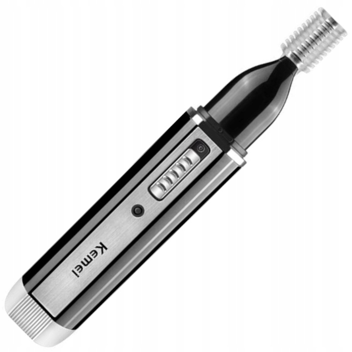 TRYMER GOLARKA DO NOSA USZU GOLENIE BRODY WŁOSÓW ZAROSTU 4w1 MOCNY grzebień