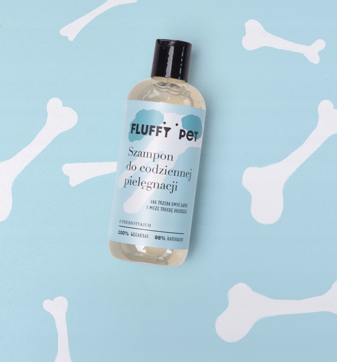 SZAMPON dla psów do codziennej pielęgnacji FluffyPet 300ml HIPOALERGICZNY