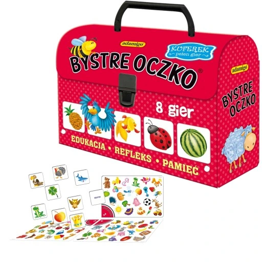 KUFEREK BYSTRE OCZKO - Zetaw edukacyjny, ADAMIGO