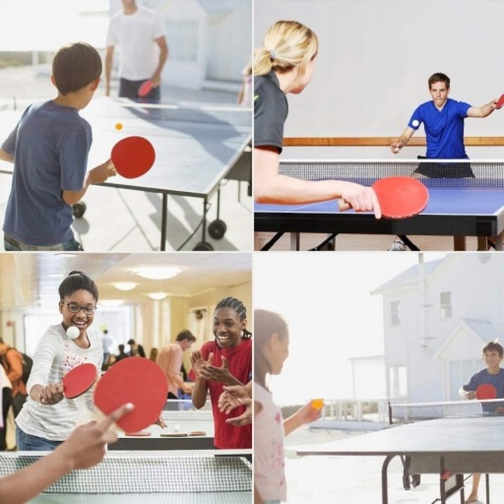 ZESTAW DO PING-PONG RAKIETKI SIATKA I PIŁECZKI
