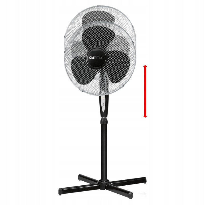 DUŻY WENTYLATOR WIATRAK PODŁOGOWY STOJĄCY PILOT