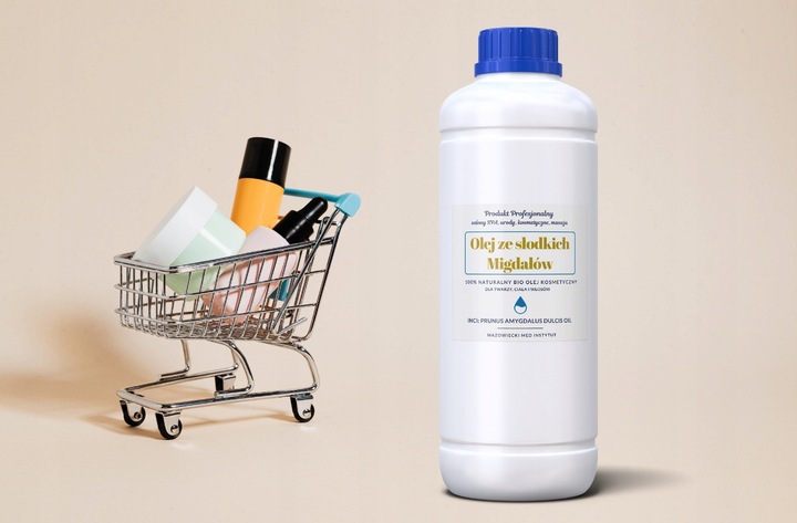 Olej ze słodkich migdałów 1l KOSMETYCZNY