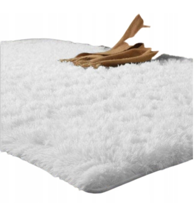 Pluszowy Dywan Shaggy Puszysty Do Salonu Miękki 160x230 Prostokąt Futrzany
