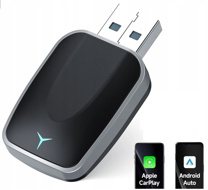 ADAPTER MODUŁ CARPLAY ANDROID AUTO BEZPRZEWODOWY WFI BT DLA IOS